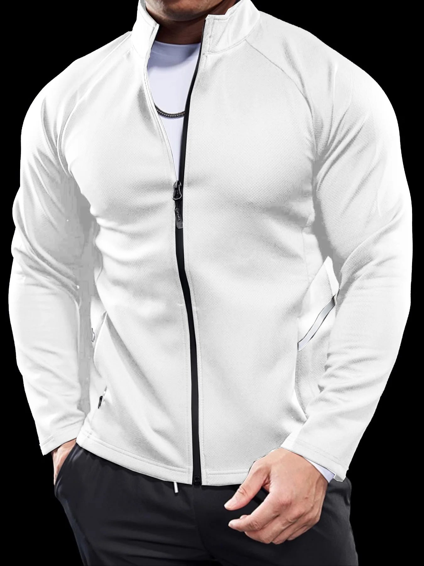 Men's Jackets Training Wear Jackets Muscle Curves Fitnessss