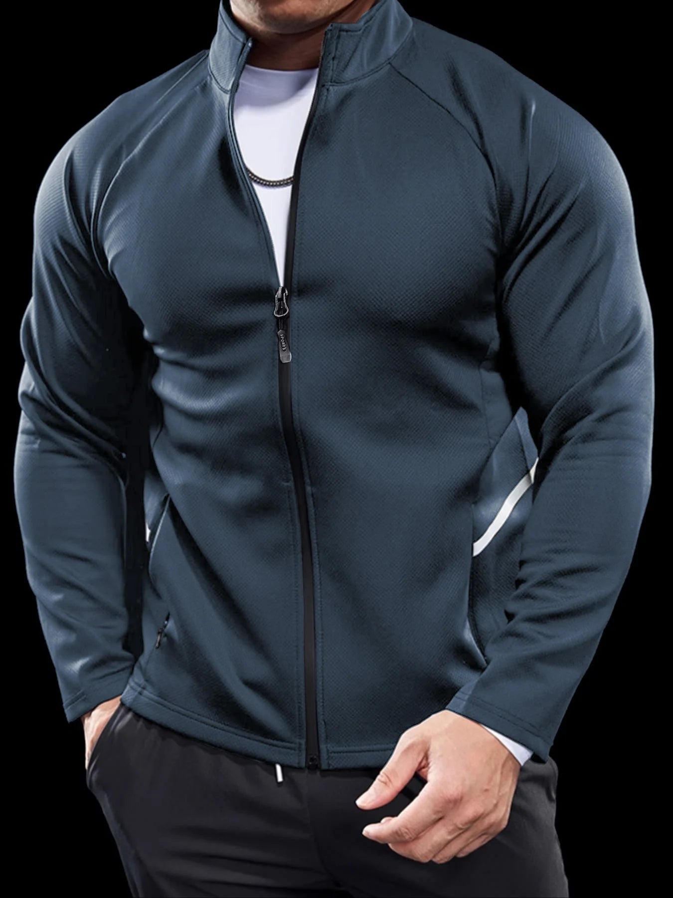 Men's Jackets Training Wear Jackets Muscle Curves Fitnessss