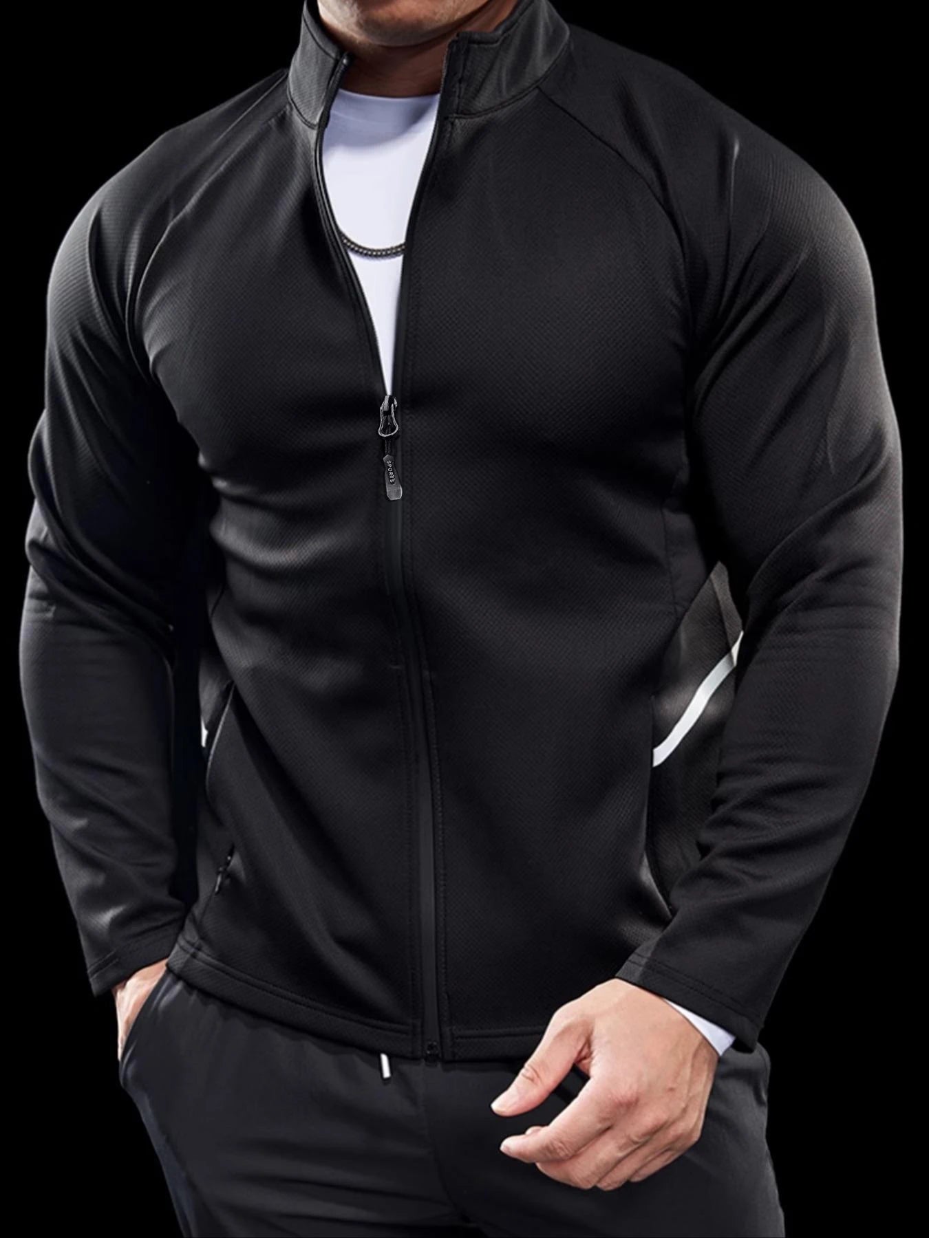Men's Jackets Training Wear Jackets Muscle Curves Fitnessss