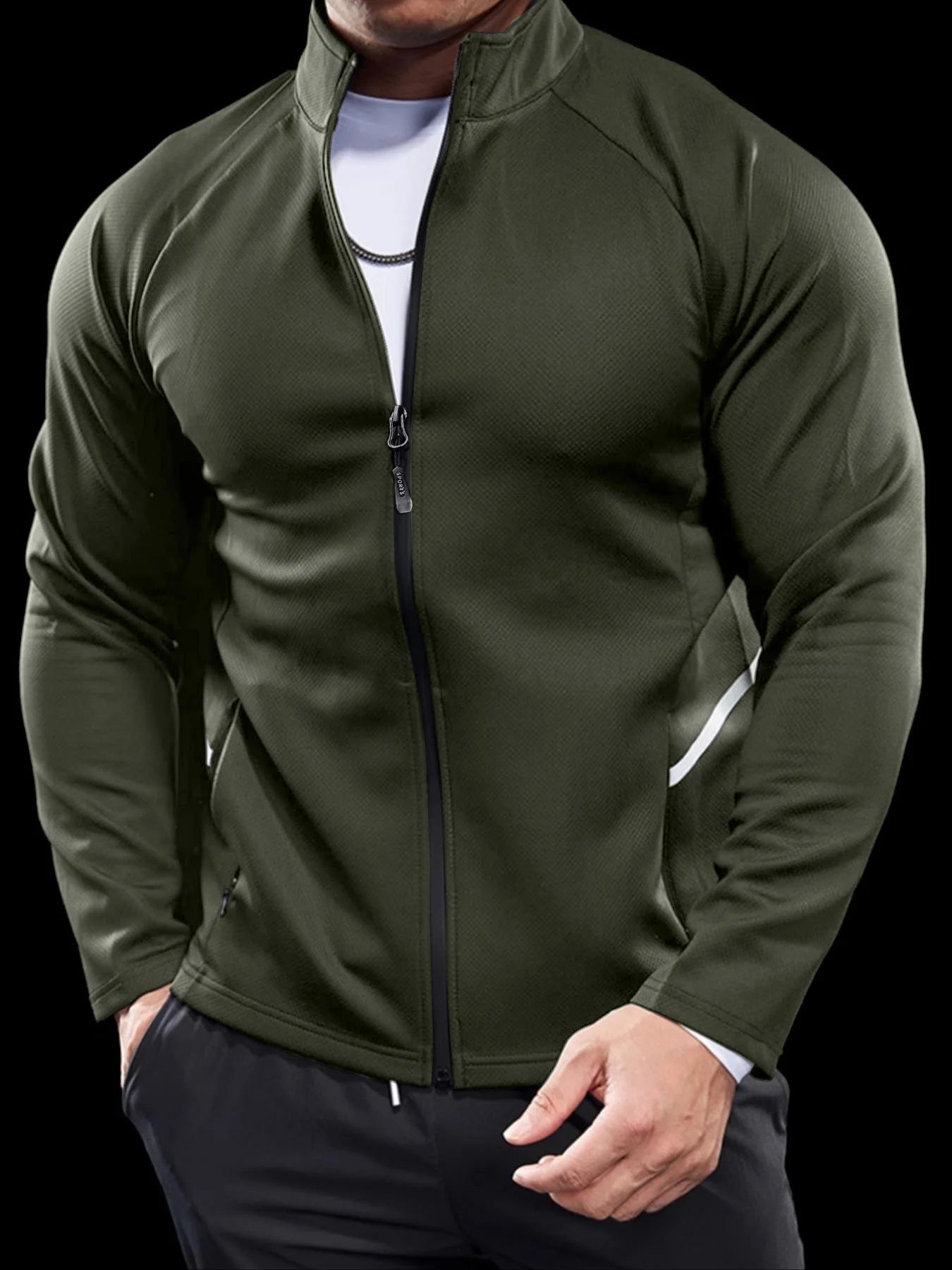 Men's Jackets Training Wear Jackets Muscle Curves Fitnessss