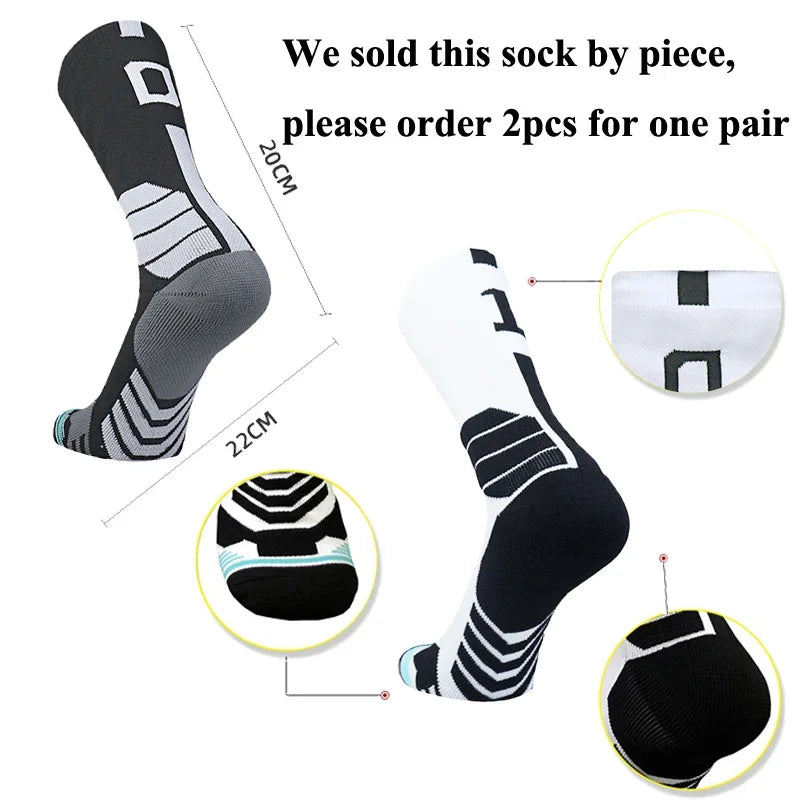 Sports Basketball Socks Professional 1pc Football Sock Men's