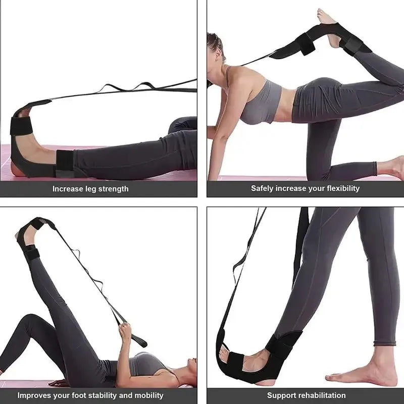 Yoga Stretching Bands Relieve Leg and Foot Tension Yogasssss