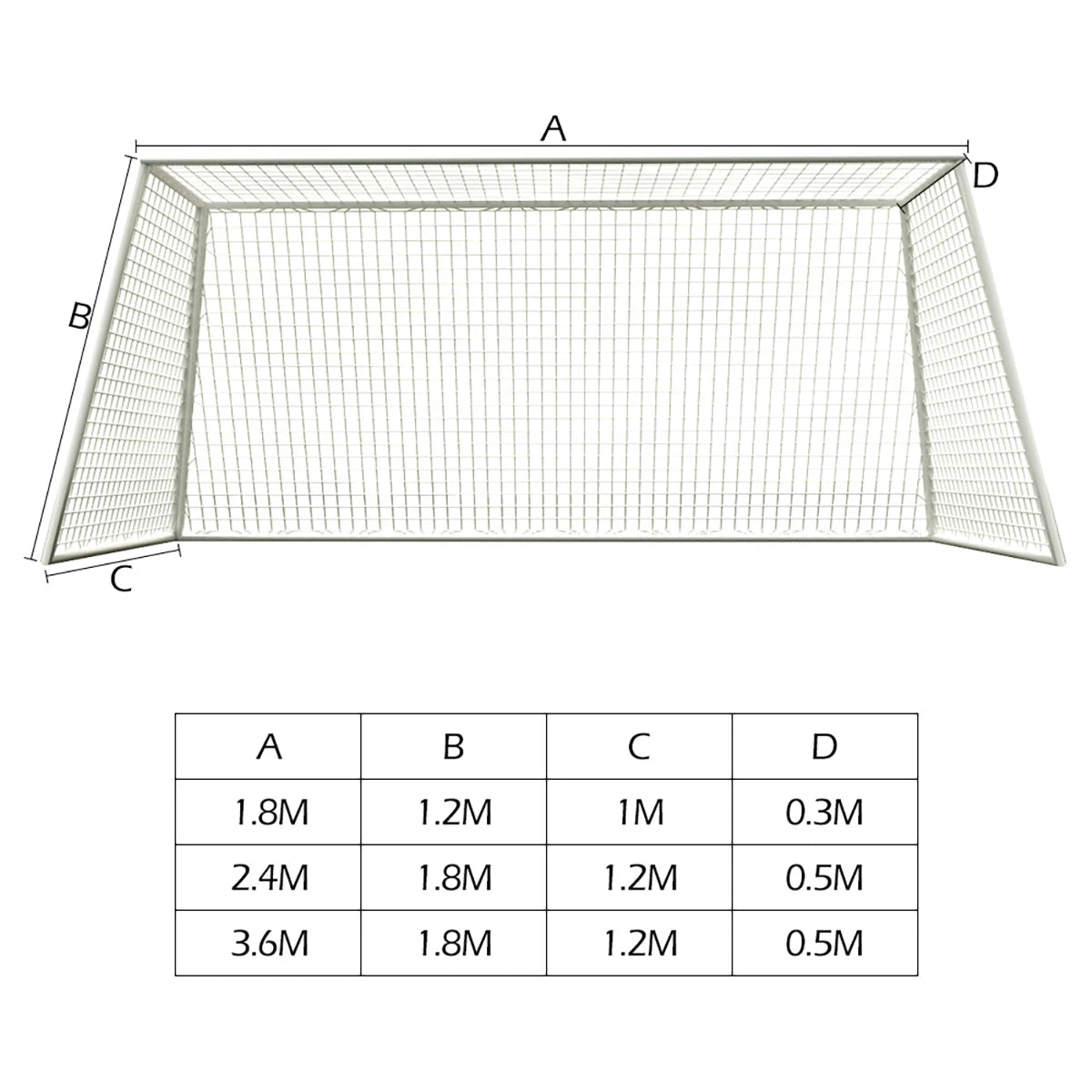 Soccer Goal Net Football Training Net Anti-impact Footballss