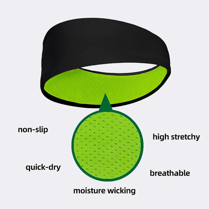 Sports Sweatband for Men Breathable Mesh Design Elasticsssss