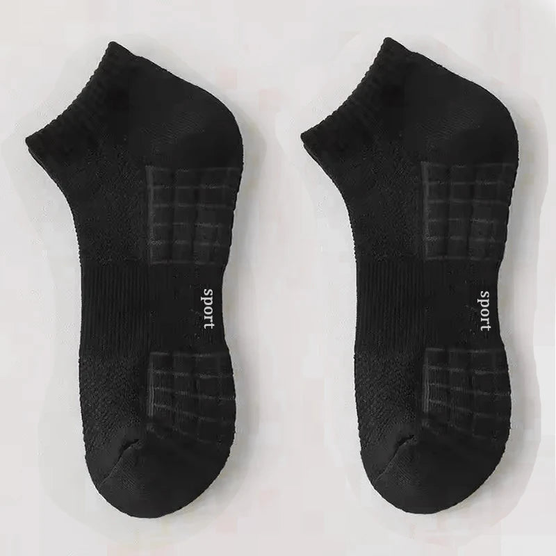 Men's Thick Bottom Sweat Absorbing and Breathable Sports Soc