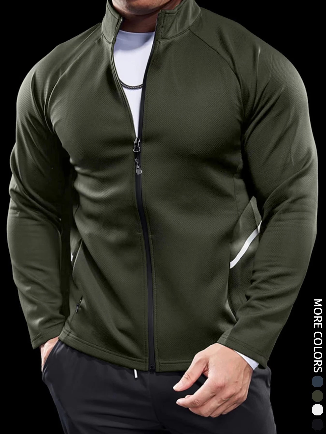 Men's Jackets Training Wear Jackets Muscle Curves Fitnessss