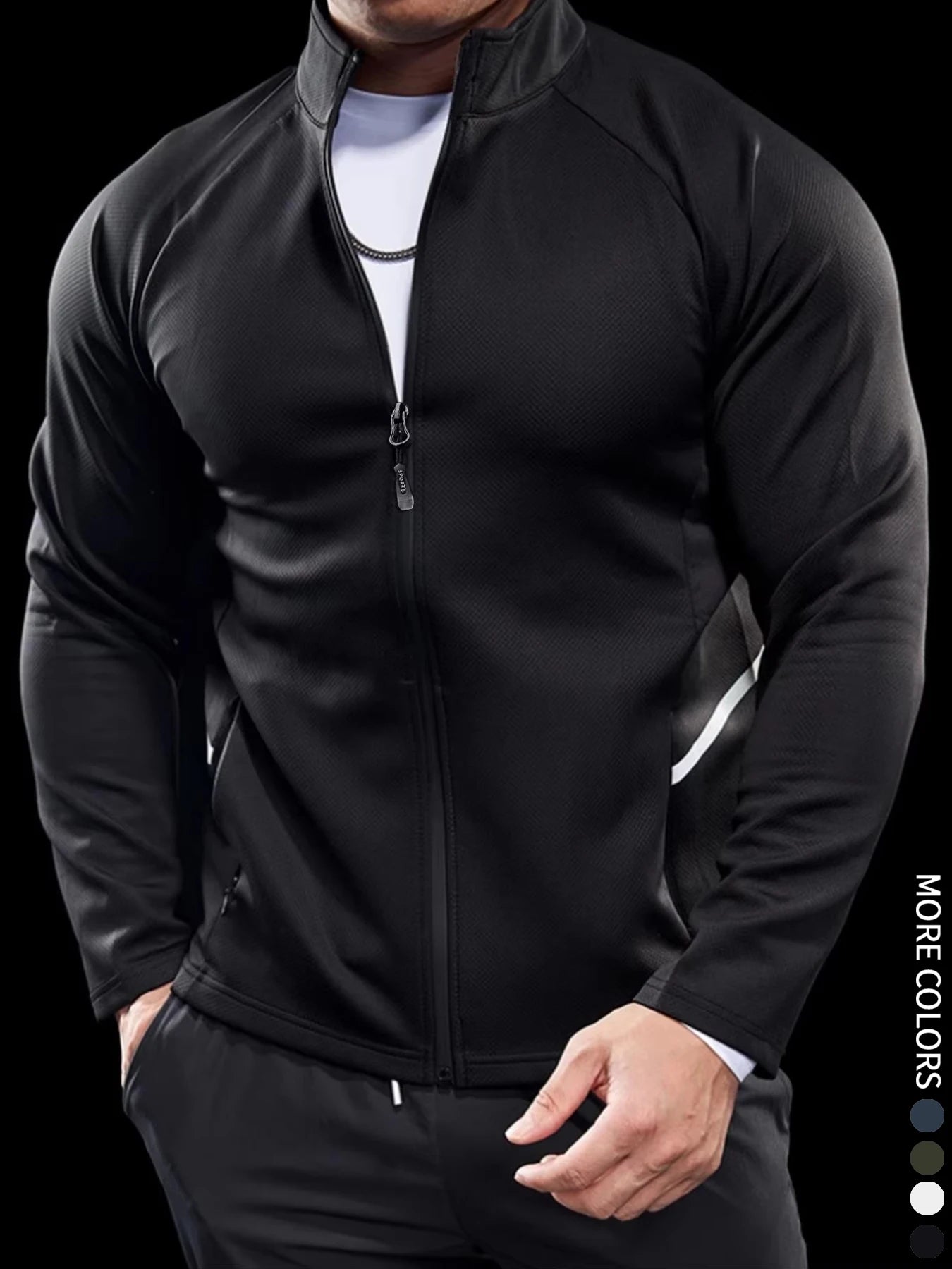 Men's Jackets Training Wear Jackets Muscle Curves Fitnessss