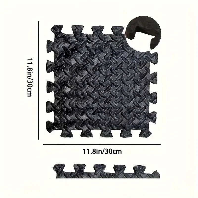 30x30cm 16 Pcs Interlocking Yoga Mat Home Gym and Yoga Equip