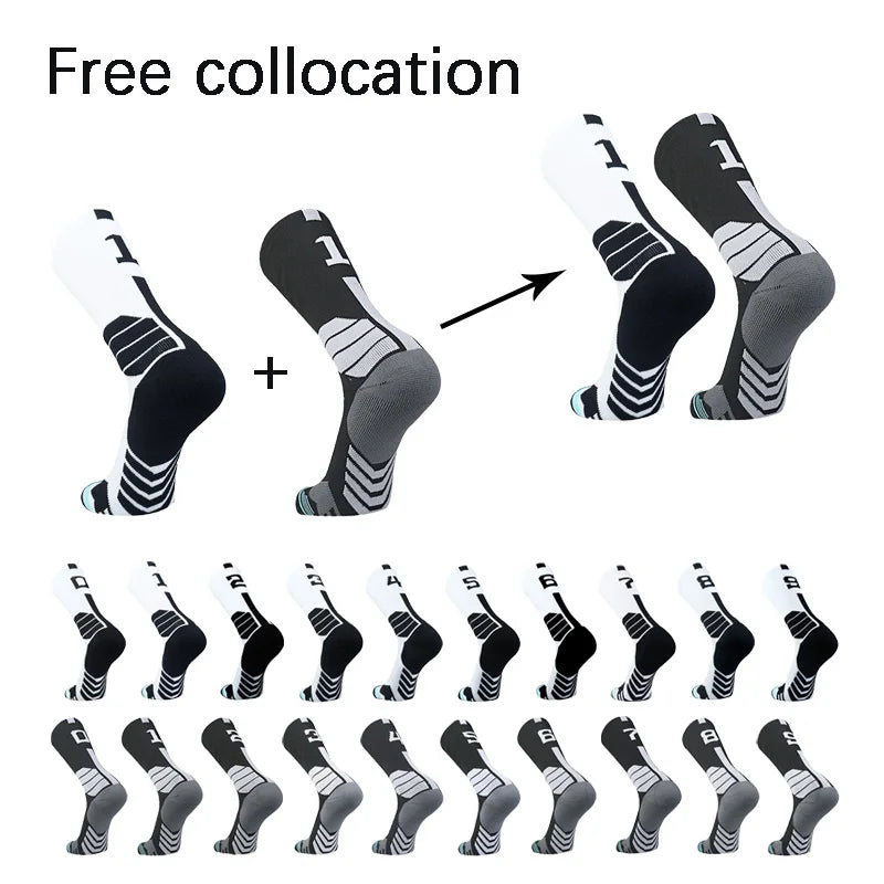 Sports Basketball Socks Professional 1pc Football Sock Men's