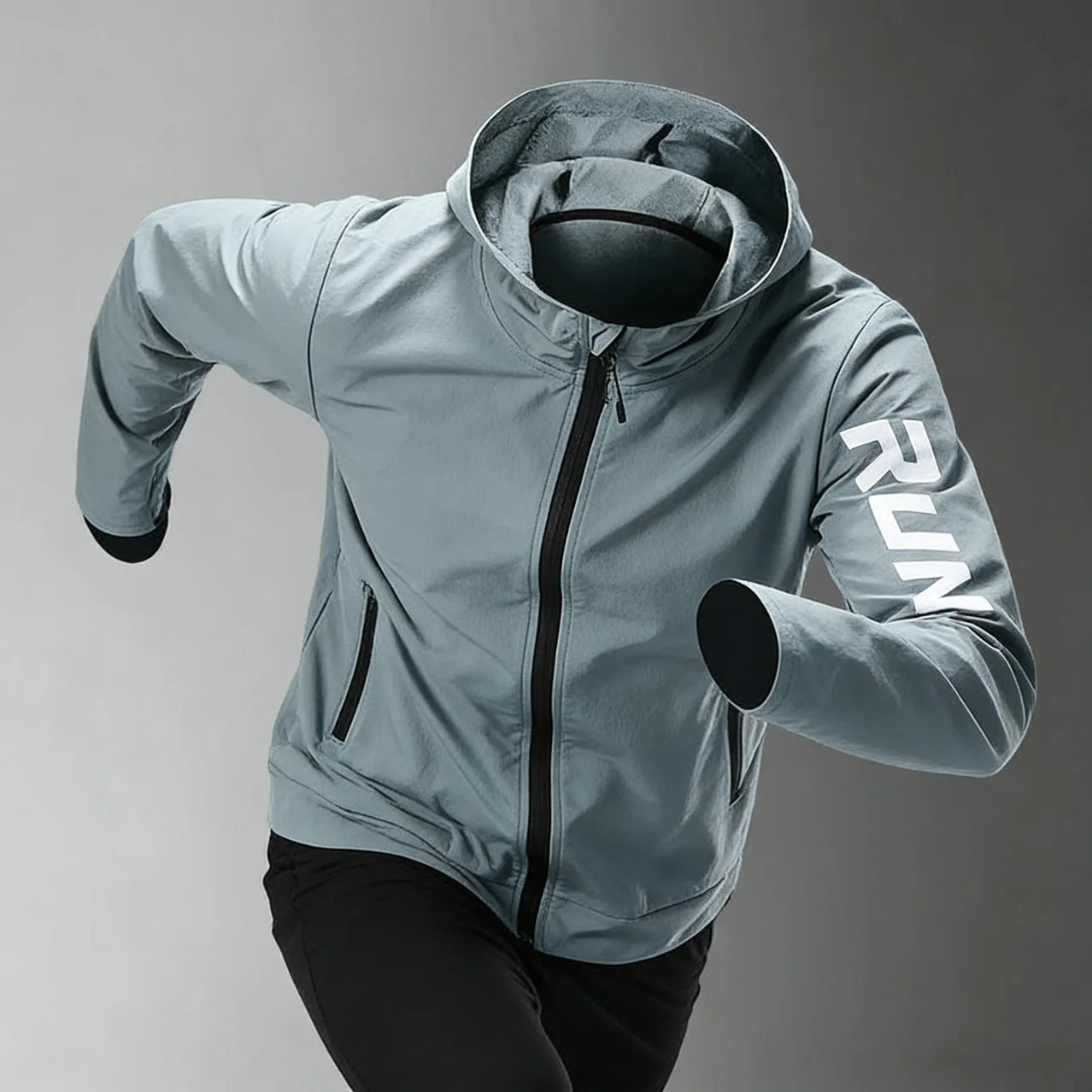 Men's Classic Running Jacket Windbreaker Zipper Training Jac