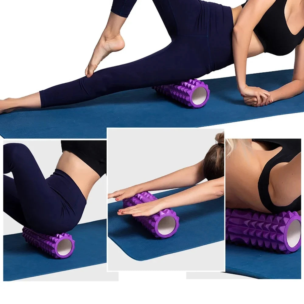 Hollow Foam Massage Roller - Yoga Fitness Column for Muscles