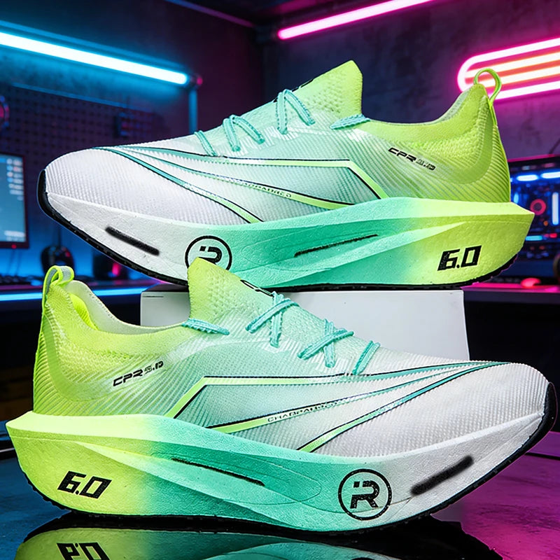 Running Shoes Men MarathonCarbon Board Breathable Lightweig