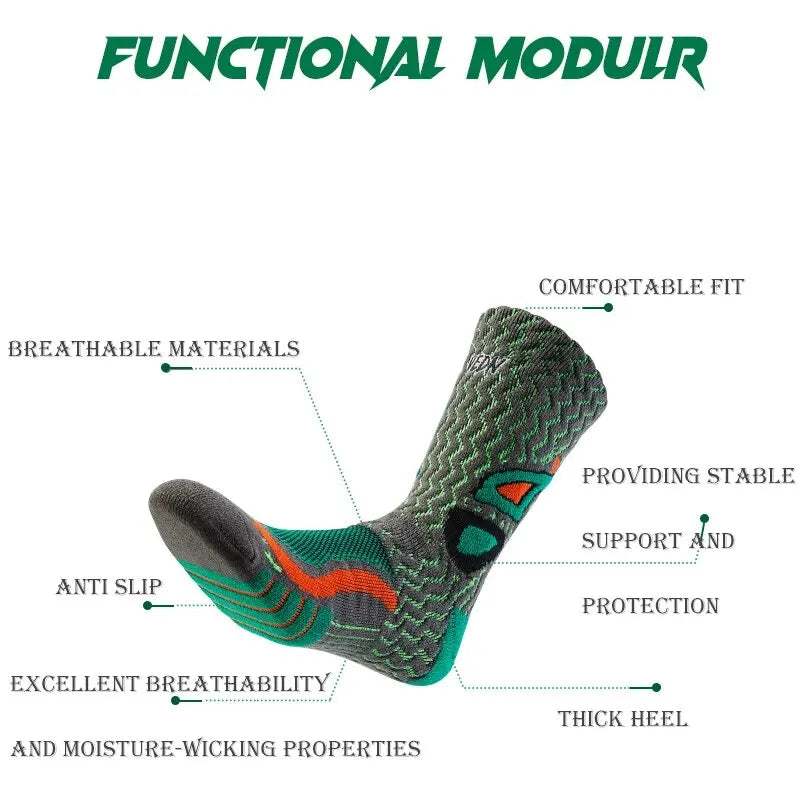Towel Bottom Sport Socks for Men 9-12 Breathable Non Slipsss