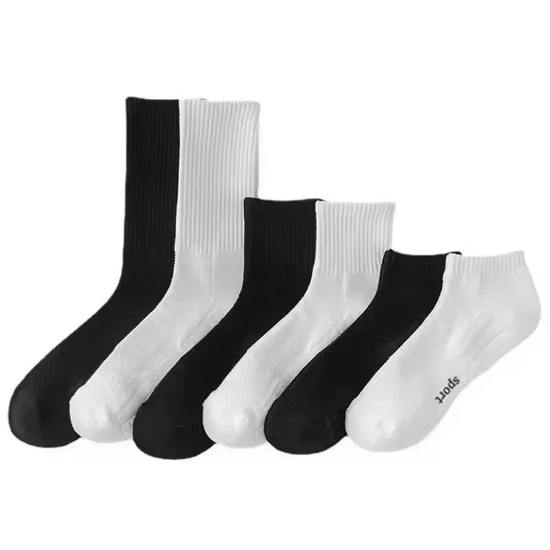 Men's Thick Bottom Sweat Absorbing and Breathable Sports Soc