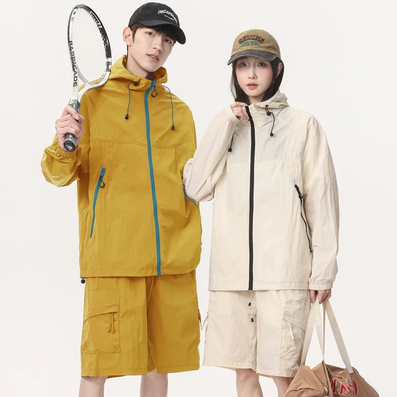 Outdoor Jogging Training Fitness Jacket Quick Drying Breaths