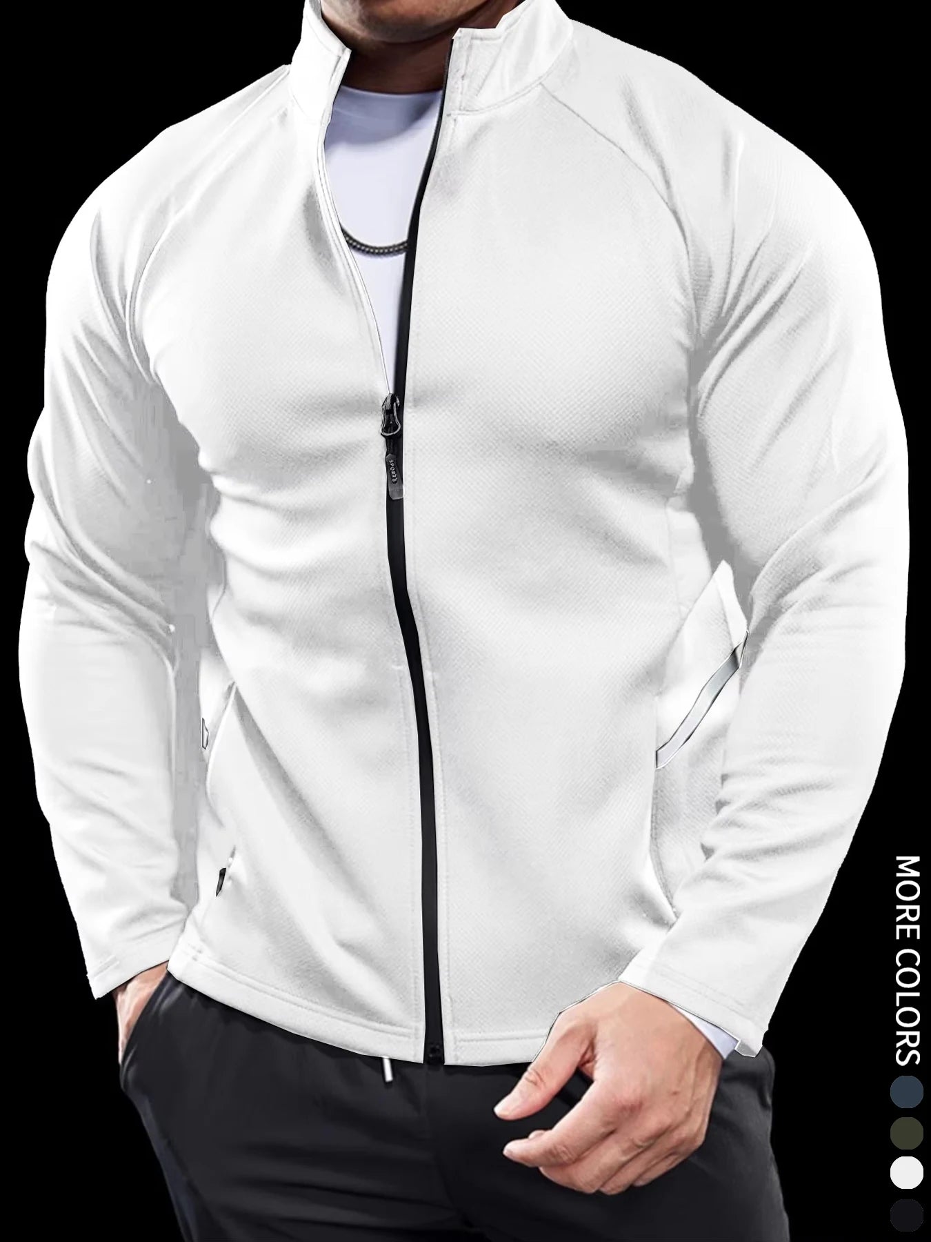 Men's Jackets Training Wear Jackets Muscle Curves Fitnessss