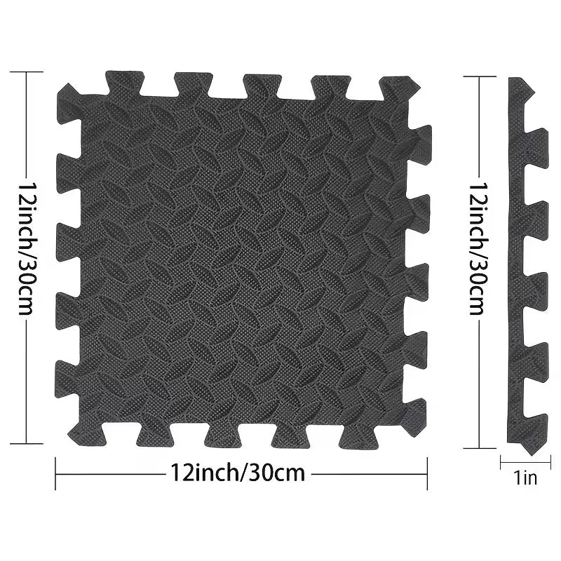 30x30cm 16 Pcs Interlocking Yoga Mat Home Gym and Yoga Equip
