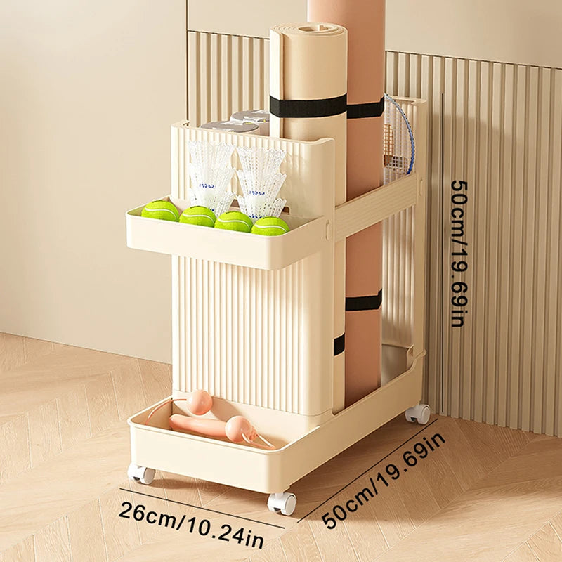 Gym Equipment Holder With Wheels Sports Equipment Storagesss