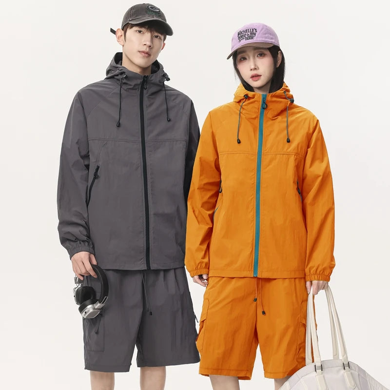 Outdoor Jogging Training Fitness Jacket Quick Drying Breaths