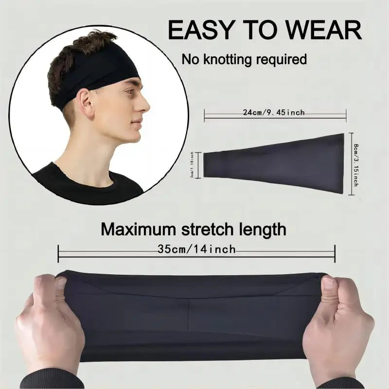 Sports Sweatband for Men Breathable Mesh Design Elasticsssss